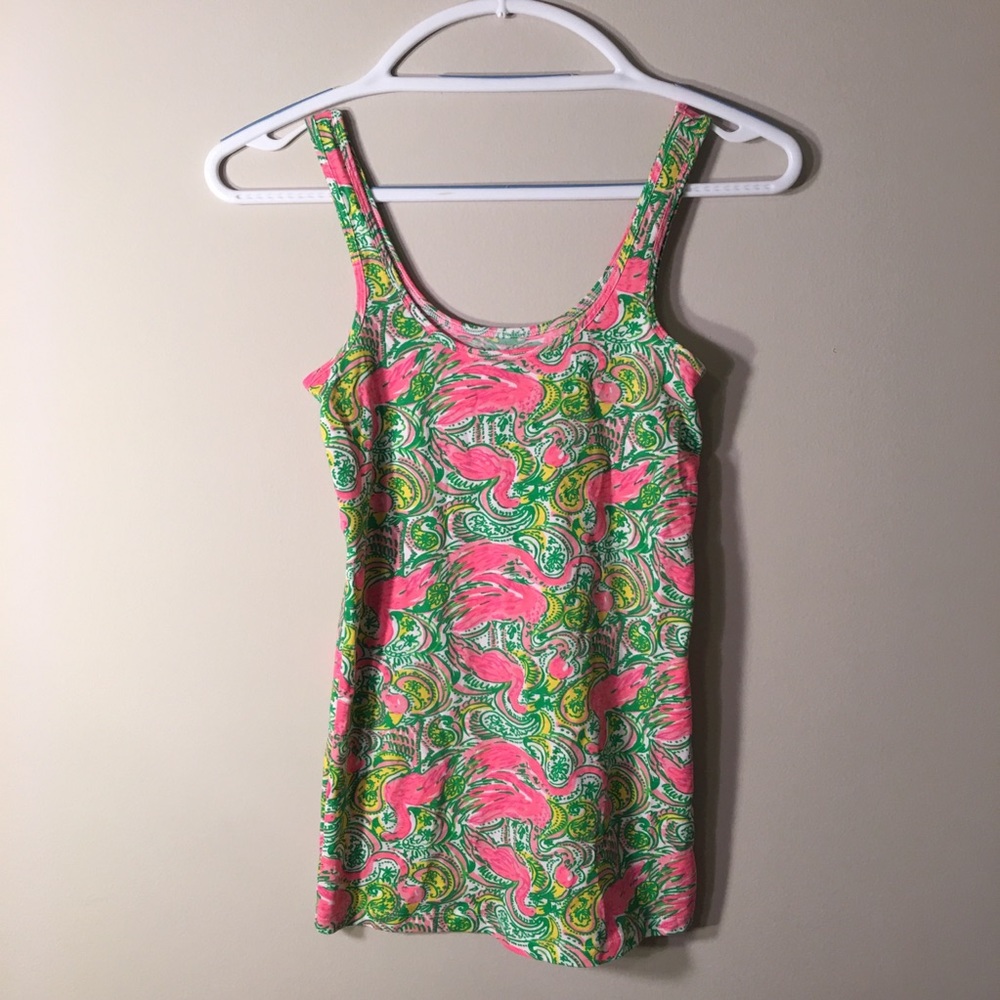 Lilly Pulitzer flamingo tank top
